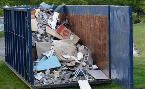 Clearing old furniture from a Chiswick home